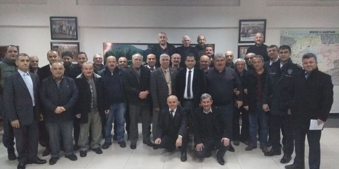 Emniyet Müdürü Deniz Muhtarlarla Bir Araya Geldi