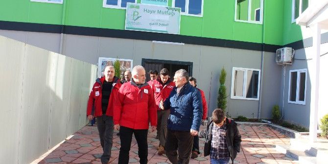 Türk Kızılayı Genel Başkanı Kınık, Kırıkhan’da İncelemelerde Bulundu