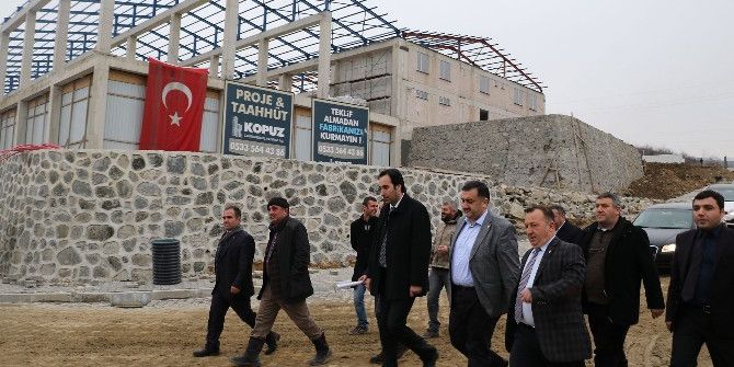 Rize Organize Sanayi Bölgesi’nde Fabrika İnşaatları Devam Ediyor