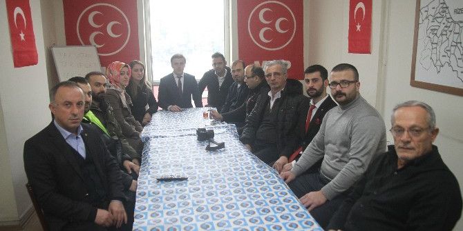 Mhp Rize Merkez İlçe Başkanı Kaya Basın Mensuplarıyla Bir Araya Geldi