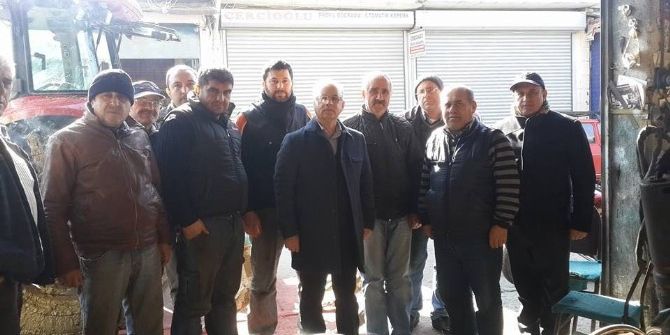 Başkan Kayda’dan Sanayi Esnafına Geçmiş Olsun Ziyareti