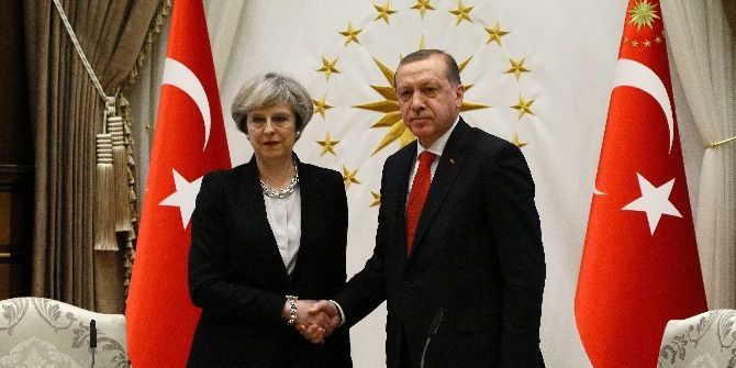 Cumhurbaşkanı Erdoğan, İngiltere Başbakanı May’i Kabul Etti