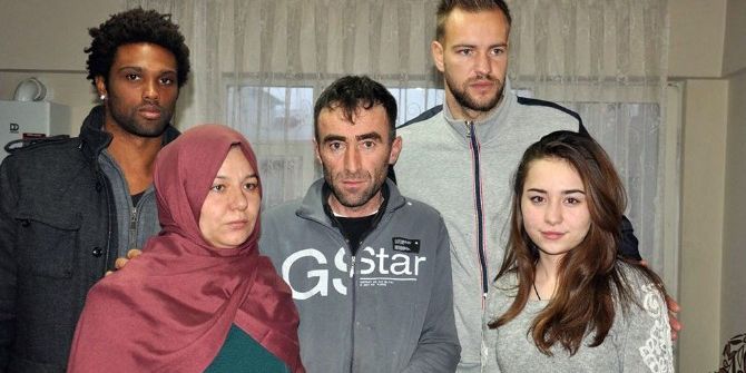 Eskişehirsporlu Oyunculardan, Taziye Ziyareti