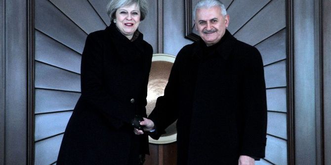 İngiltere Başbakanı Theresa May, Çankaya Köşkü’nde