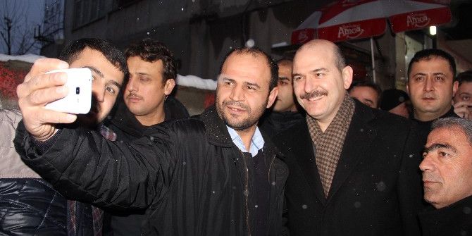 İçişleri Bakanı Soylu Batman’da Esnafı Ziyaret Etti