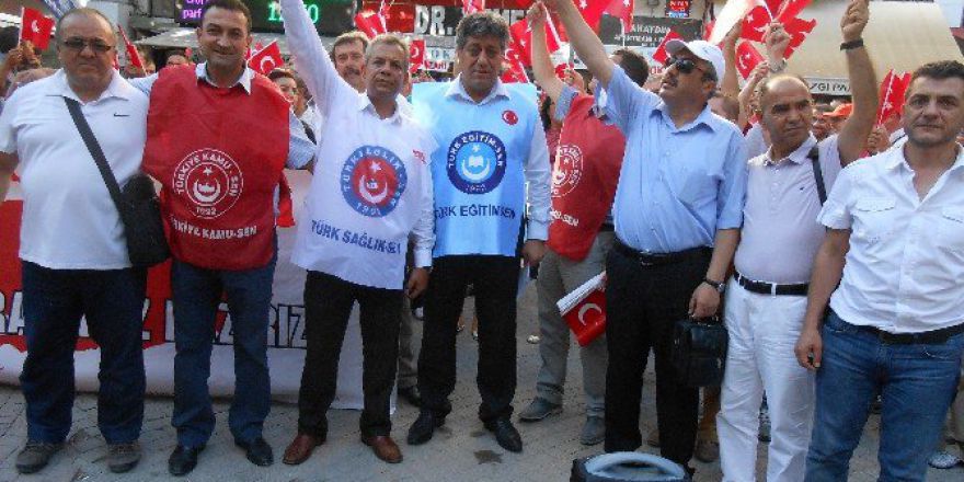Türkiye Kamu-sen Eskişehir İl Temsilciliği’nden Demokrasi Yürüyüşü