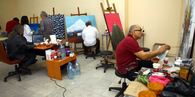 10 Üniversiteden 16 Ressam Serhat İllerini Tuvale Çizdi