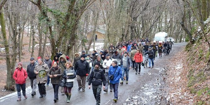 Belgrad Ormanı’nda “Dekovil Hattı” Protestosu