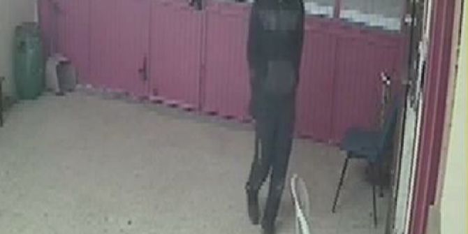 Okullardan Hırsızlık Yapan Zanlı Güvenlik Kameralarına Yakalandı