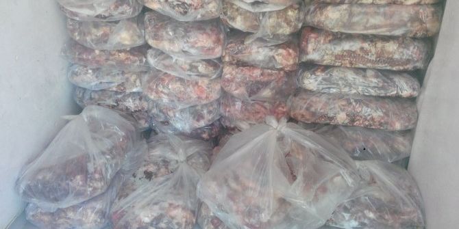 Tarsus’ta 1,5 Ton Kaçak Et Ele Geçirildi