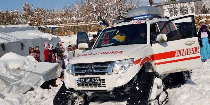 Hastalanan Leyla Bebek İçin Ekipler Seferber Oldu