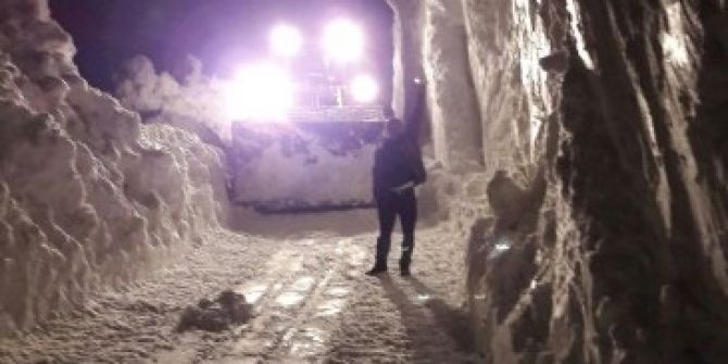 Hakkari’de Çığla Mücadele Çalışması