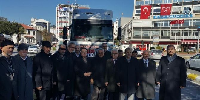 Aydın’da Müftülüğünün 2. Yardım Konvoyu Halep’e Uğurlandı