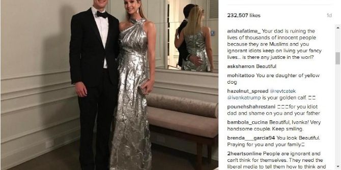 Amerikan Halkından Trump’ın Kızına “Gala” Eleştirisi