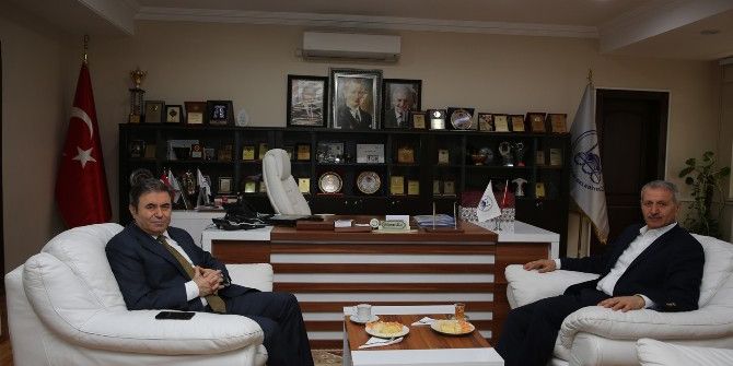 Yeni Emniyet Müdürü Pınarbaşı’ndan Başkan Dişli’ye Ziyaret