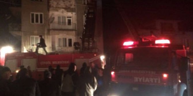 Simav’da Çatı Yangını