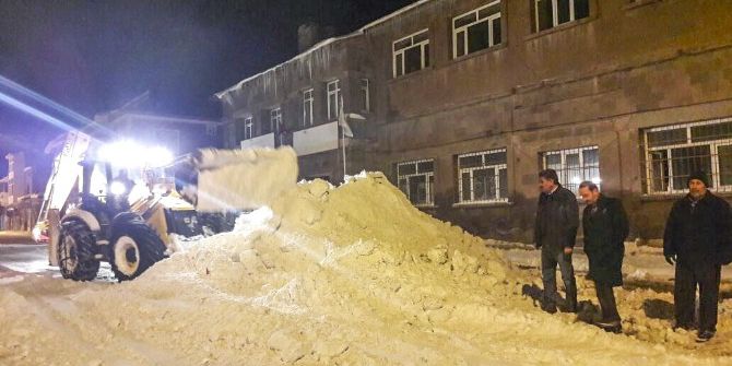 Ahlat Belediyesinden Karla Mücadele Çalışması