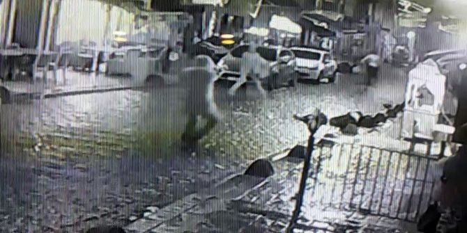 Beyoğlu’nda Çatışma Anları Kamerada