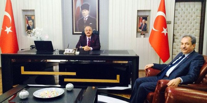 Başkan Akkaya’dan Kaymakam Türk’e Ziyaret