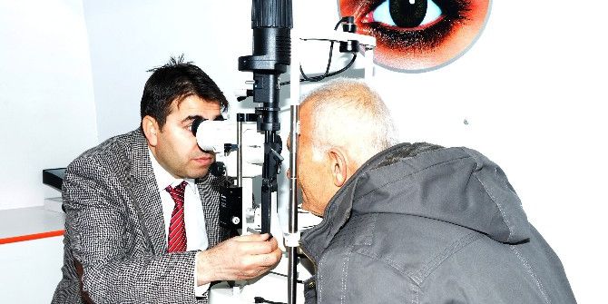 Gezici Göz Sağlığı Araçları İle Yaklaşık 4 Bin Kişiye Sağlık Hizmeti Verildi