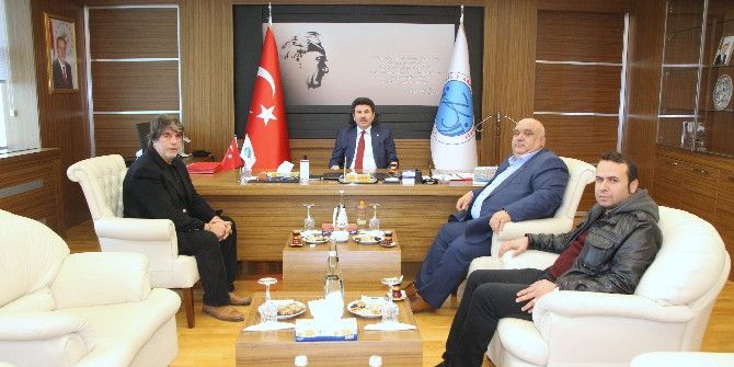 Gazetecilerden Rektör Prof. Dr. Mustafa Doğan Karacoşkun’a Ziyaret