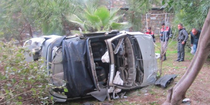 Alanya’da Otomobil Şarampole Devrildi: 1 Ölü