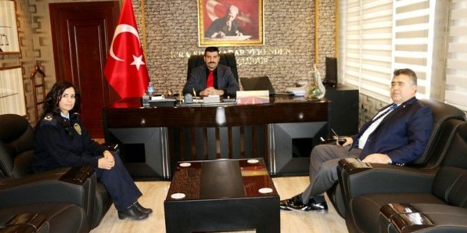 İl Emniyet Müdürü Tipioğlu Yosunkaya’yı Ziyaret Etti