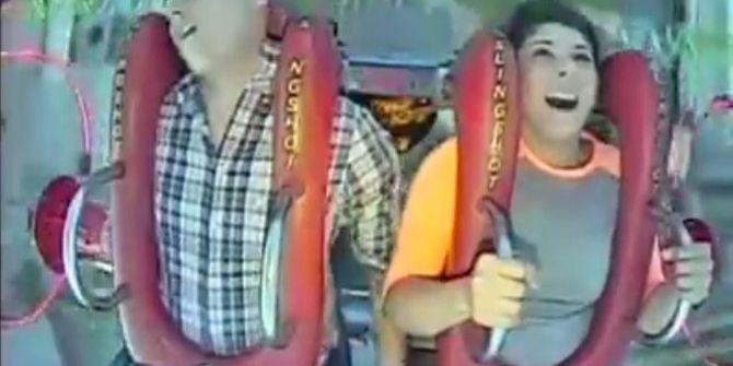 Lunaparktaki Korku Dolu Anlar Kameralara Yansıdı