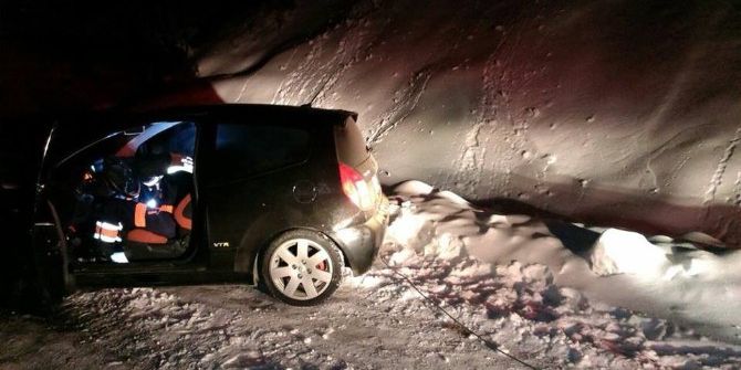 Donmak Üzere Olan Sürücünün İmdadına Afad Yetişti