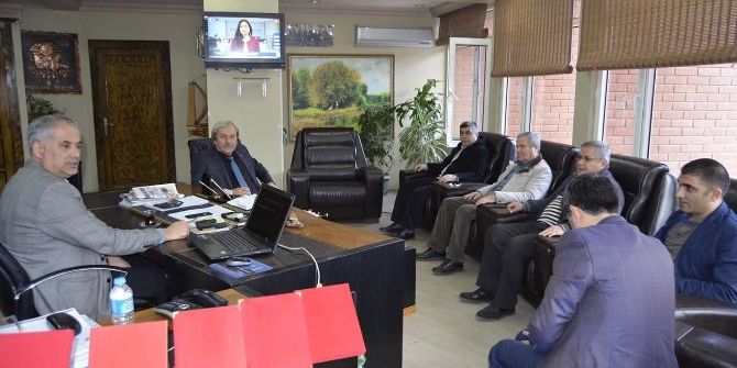 Başkan Şahin’den Başkan Yaman’a Ziyaret