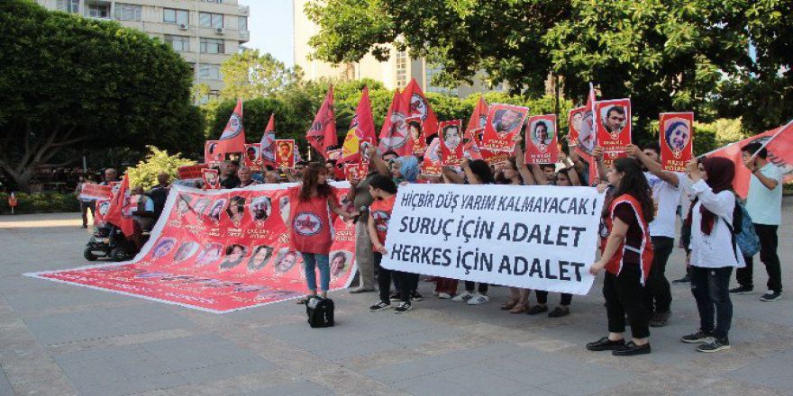 Adana’da Suruç Protestosu