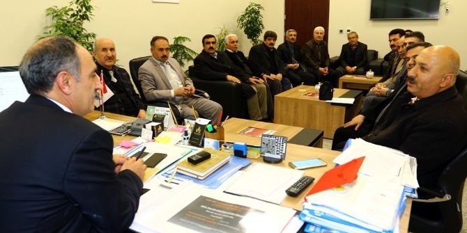 Muhtarlardan Genel Sekreter Yaşar’a Ziyaret