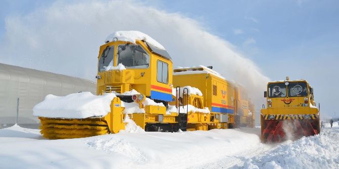 Demiryollarında Kar Temizleme Seferberliği