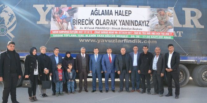 Birecik Halep İçin Seferber Oldu