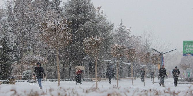 Elazığ’da Kar Yağışı Etkisini Göstermeye Başladı