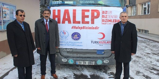 Kyk’da Kalan Öğrencilerden Halep’e Yardım