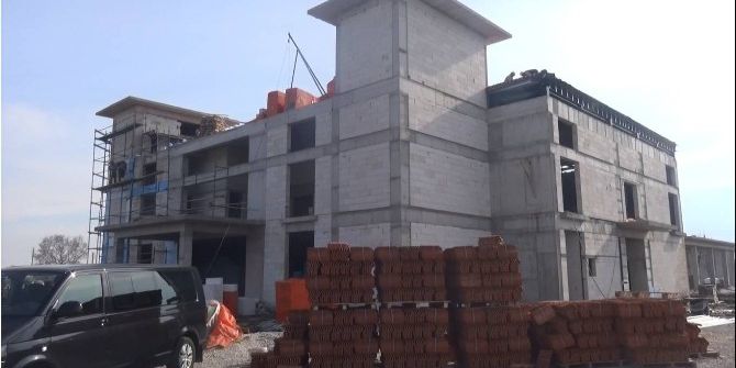 Veziroğlu Sosyal Tesisleri Hızla Yükseliyor