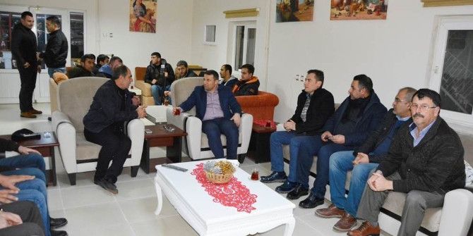 Kaymakamı Ömer Çimşit Botaş İstasyon Şefliğini Ziyaret Etti