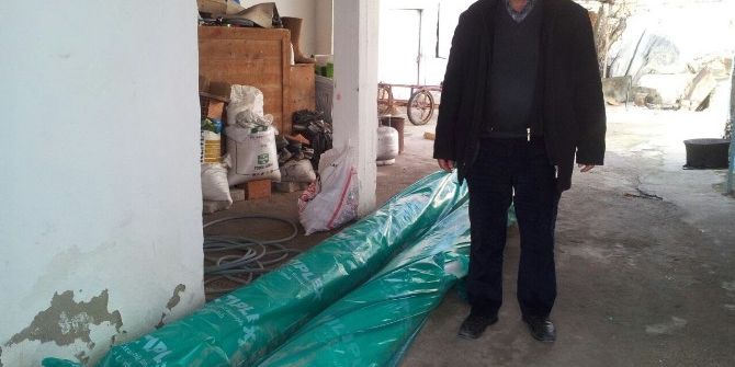 Osmancalı’da Çilek Üreticisine Büyük Destek