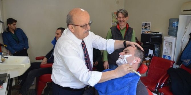 Tıraşlar Başkandan