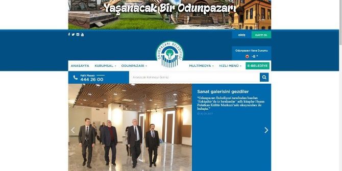 Odunpazarı Belediyesi’nin Resmi Web Sitesi Yenilendi