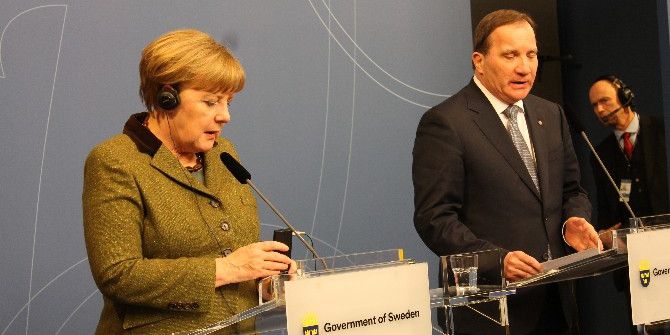 Merkel İsveç’te