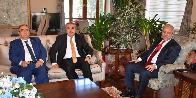 Vali Güvençer, Üç İlin Valisini Ağırladı