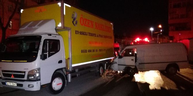 Buzlanma Kazaya Neden Oldu : 1 Yaralı