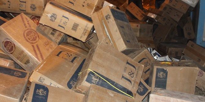 20 Bin 300 Paket Kaçak Sigarayla Yakalanan Ukraynalı Şoförden Garip Tepki