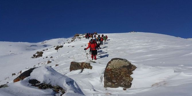 Süphan Dağı Tırmanışa Geçit Vermedi