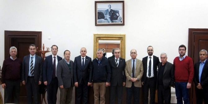 Ankara Aydınlılar Derneği’nin Yeni Yönetiminden Aydın Ticaret Borsası’na Ziyaret