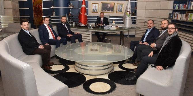 Başkan Keleş Müsiad Yeni Yönetimini Ağırladı