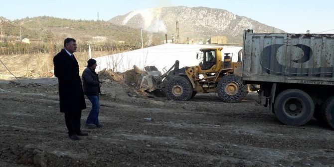 Vezirhan Beldesi’nde Yeni Sanayi Dükkanları İnşa Ediliyor