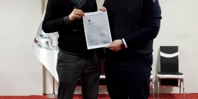 Alpu Ak Parti Gençlik Kolları Başkanlığı’na Yasin Sarı Getirildi